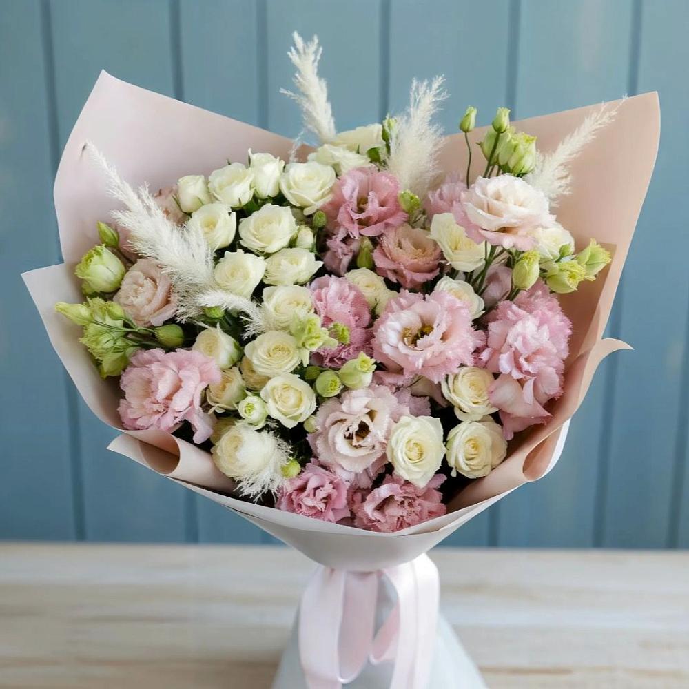 Букет цветов из: Альстромерии и Розы в Иваново