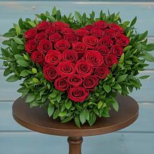 Цветочная композиция из Розы в виде сердца #REPLACE_PRED# Иваново