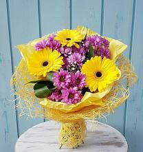 Букет цветов из:  Хризантемы и Герберы в Иваново
