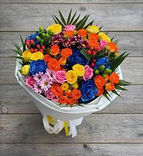 Букет цветов из:  Розы и Хризантемы в Иваново