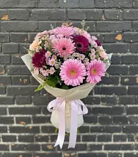 Букет цветов из:  Герберы и Хризантемы #REPLACE_PRED# Иваново