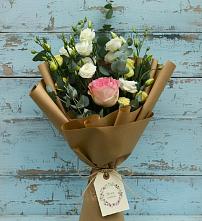 Букет цветов из:  Розы и Лизиантусы #REPLACE_PRED# Иваново