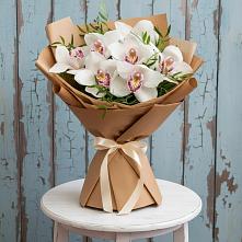 Букет цветов из:  Орхидеи и Розы в Иваново