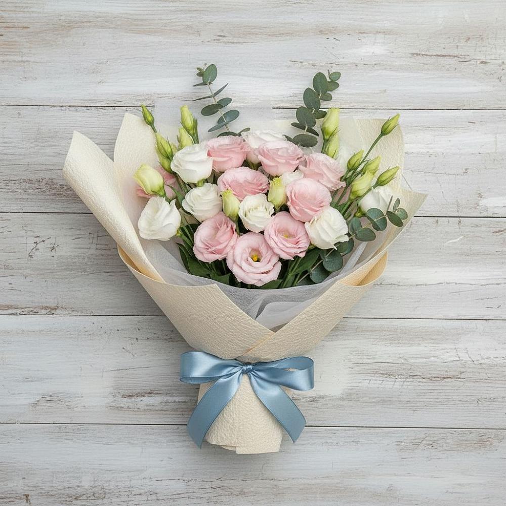 Букет цветов из: Лизиантусы в Иваново